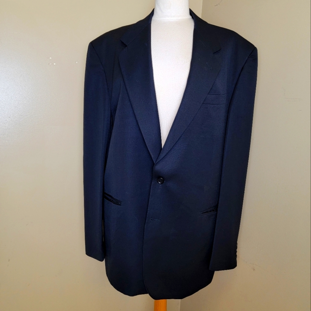 Vintage Bianchi Blazer. 100% fine merinos wool. Comero style. Made in Italy.